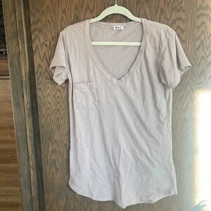 LA Made Tan V Neck L